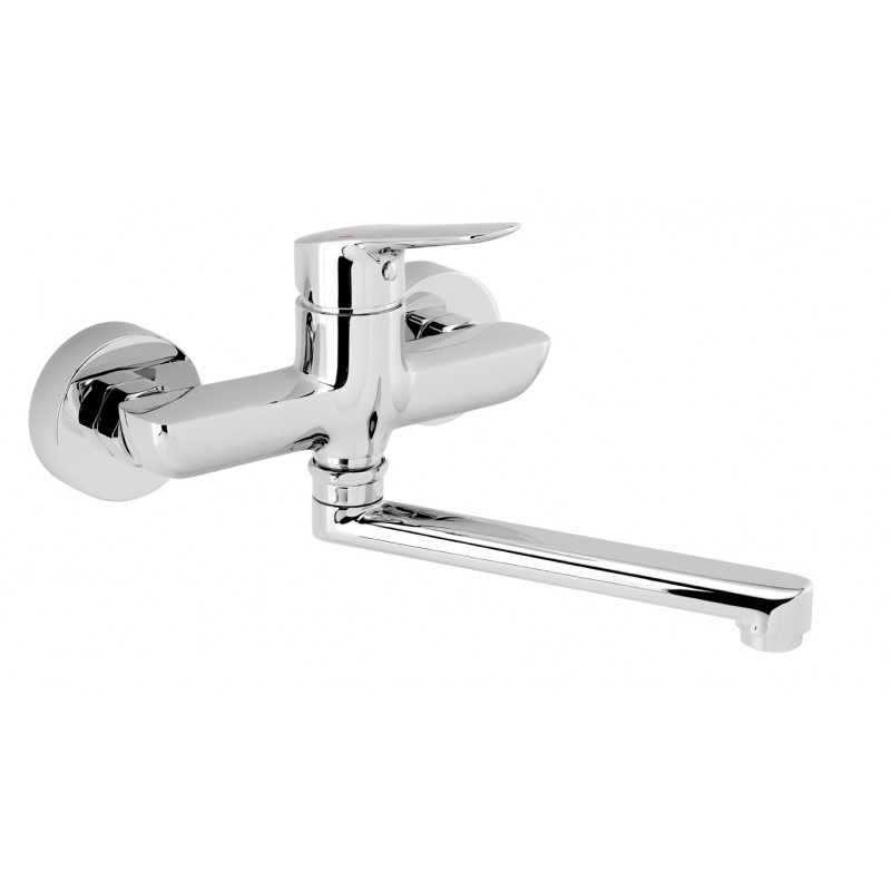 Drezová umývadlová batéria 150 mm Metalia 54 ECO, chróm