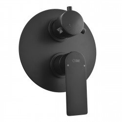 Vodovodná batéria sprchová vstavaná NIL - čierná matná