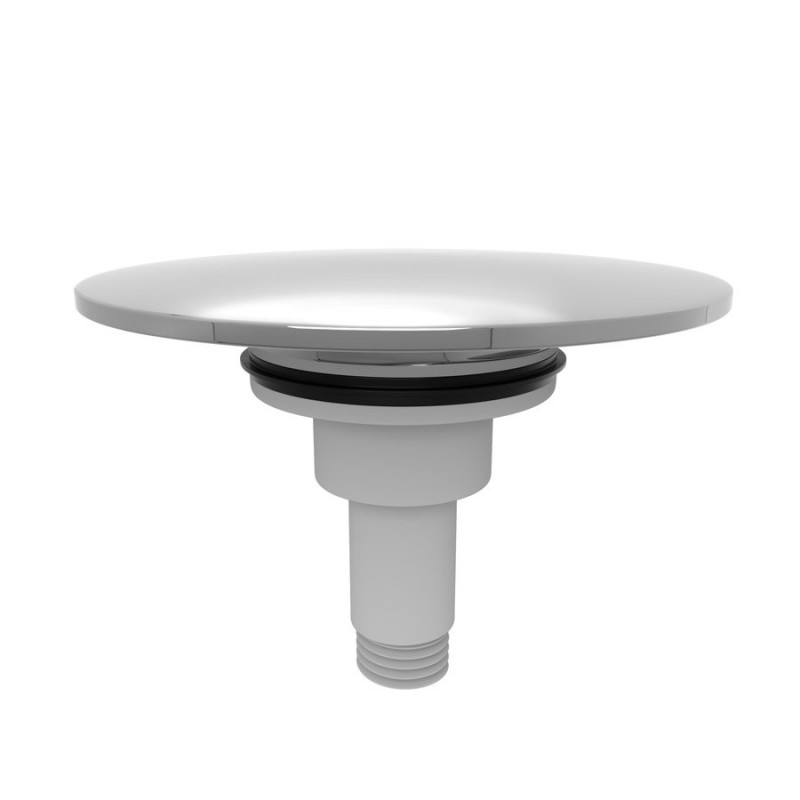 Zátka výpuste vaňovej súpravy, click-clack,ABS/chróm