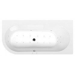 ASTRA R hydromasážna vaňa, 165x80x48cm, Active Hydro-Air, chróm