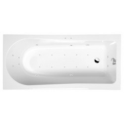 LISA hydromasážna vaňa, 150x70x47cm, Active Hydro-Air, chróm