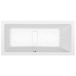 MARLENE hydromasážna vaňa, 190x90x48cm, Attraction Hydro-Air, chróm