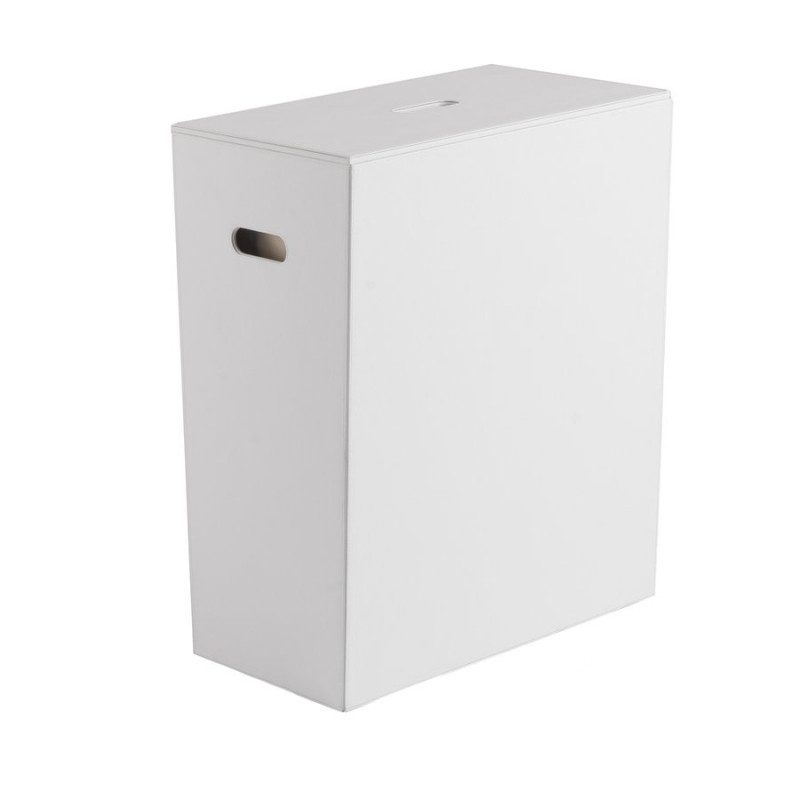 LUXURY kôš na bielizeň 49,5x61,8x29cm, biela