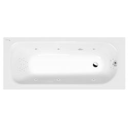 EBRO hydromasážna vaňa, 170x75x39cm, Highline Hydro, chróm