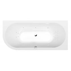 VIVA R hydromasážna vaňa, 175x80x47cm, Highline Hydro, chróm