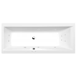 CLEO hydromasážna vaňa, 170x75x48cm, Active Hydro, chróm