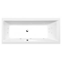 CLEO hydromasážna vaňa, 180x80x48cm, Active Hydro, chróm