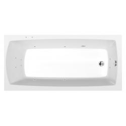 LILY hydromasážna vaňa, 150x70x39cm, Active Hydro, chróm