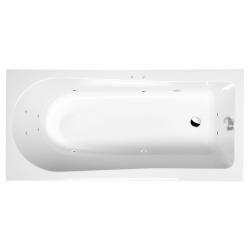 LISA hydromasážna vaňa, 160x70x47cm, Active Hydro, chróm