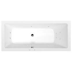 MIMOA hydromasážna vaňa, 170x75x39cm, Active Hydro, chróm