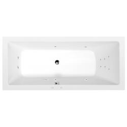 MIMOA hydromasážna vaňa, 170x75x39cm, Attraction Hydro, chróm