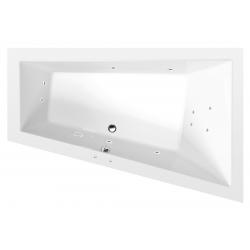 TRIANGL R hydromasážna vaňa, 180x120x50cm, Active Hydro, chróm