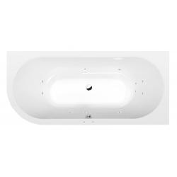 VIVA R hydromasážna vaňa, 185x80x47cm, Active Hydro, chróm