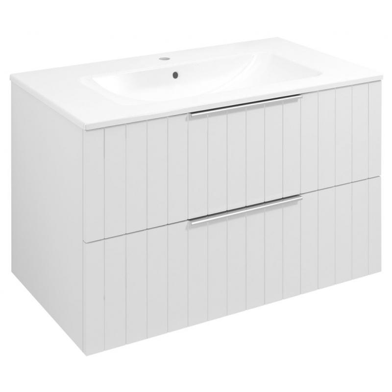 CIRASA umývadlová skrinka 79,8x52x46cm, biela matná strip
