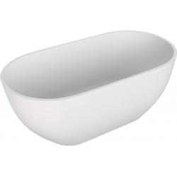 REDUTA voľne stojaca vaňa liaty mramor 171x81x58cm, biela mat