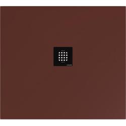FLEXIA sprchová vanička z liateho mramoru s možnosťou úpravy rozmeru 100x90cm, hnedá mat