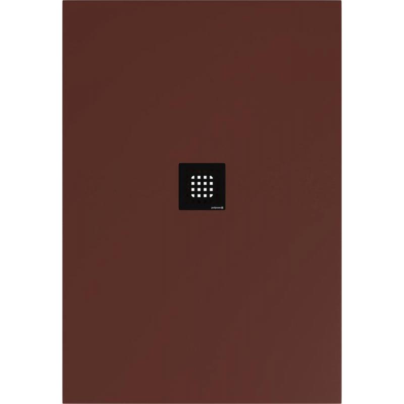FLEXIA sprchová vanička z liateho mramoru s možnosťou úpravy rozmeru 130x90cm, hnedá mat