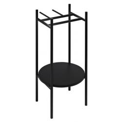 PUNO podstavec pod umývadlo 375x830x448xmm, čierna