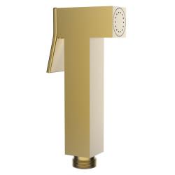 Bidetová sprcha hranatá, zlato mat