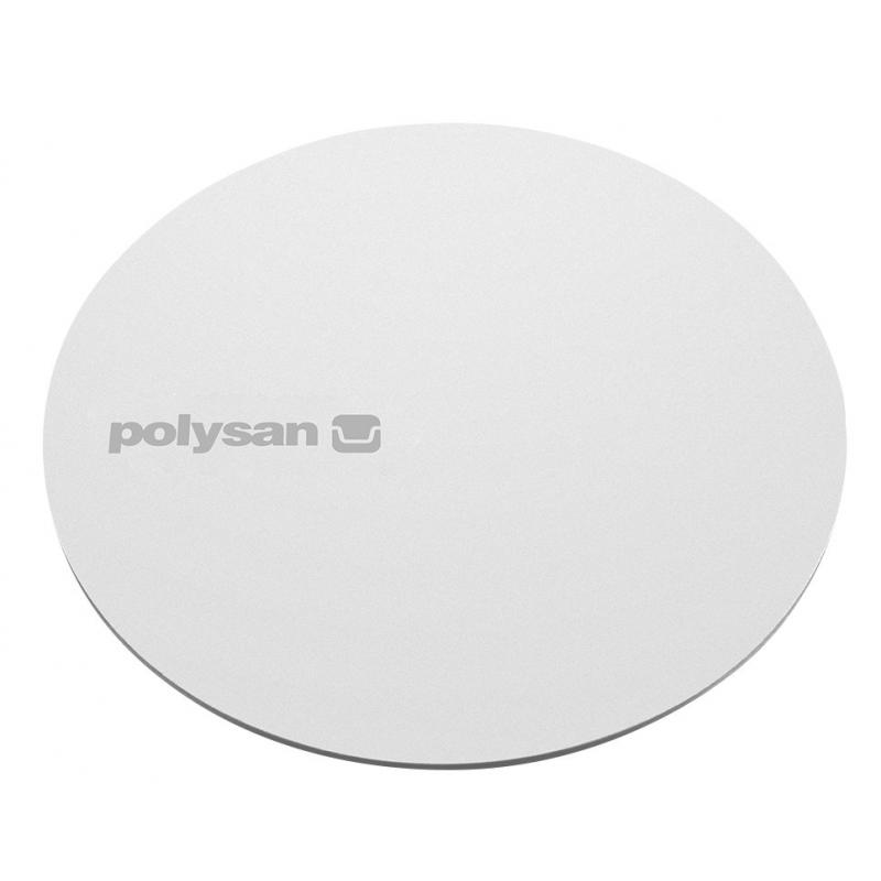 MIRAI guľatá krytka sifónu, biela