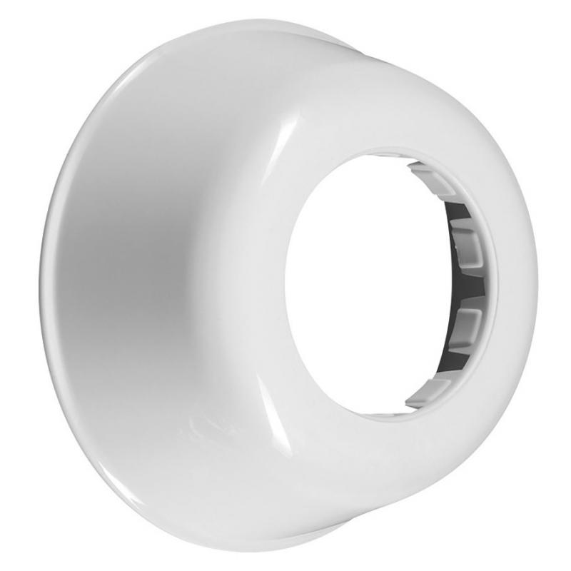 Rozeta 78/40mm, výška 34mm, ABS/biela