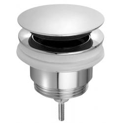 Umyvadlová výpust 5/4“, Click-Clack, veľká zátka, 10-45mm, chróm