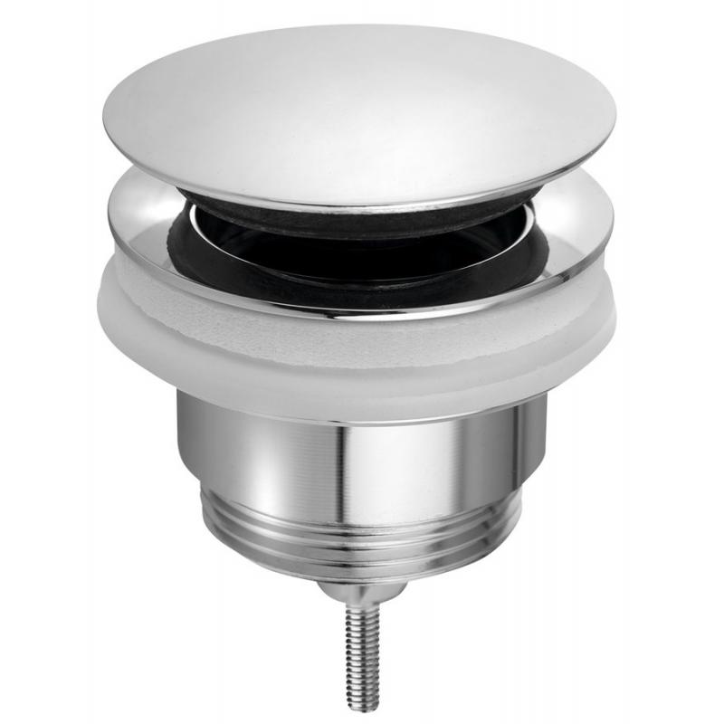 Umyvadlová výpust 5/4“, Click-Clack, veľká zátka, 10-45mm, chróm