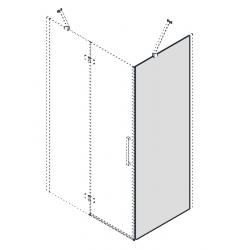 TRINITY sklo bočnej steny, 1200mm, sklo mat