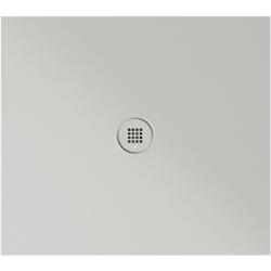 Keramická sprchová vanička, obdĺžnik 90x80x2cm, cenere mat
