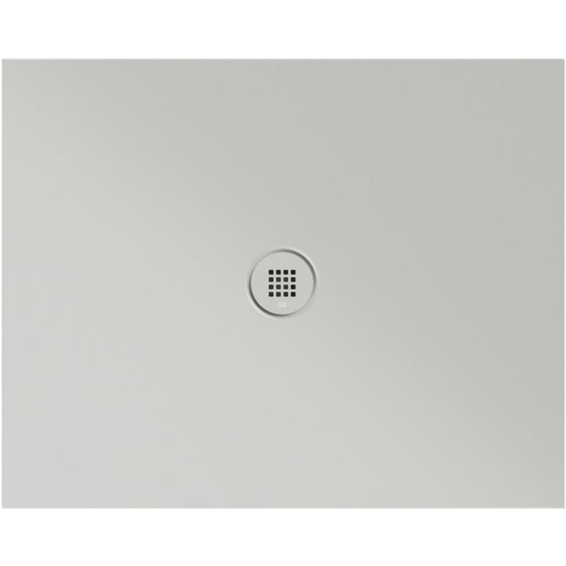 Keramická sprchová vanička, obdĺžnik 100x80x2cm, cenere mat