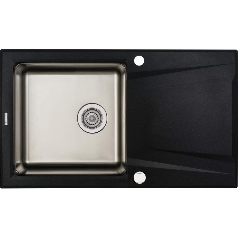 Granitovo-oceľový drez, 1-miska s odkvapkávačom