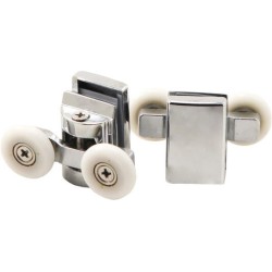 Upper rollers, double, for 6 mm glass - FI 23 mm