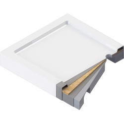 Akrylátová sprchová vanička, štvorcová, 90 cm