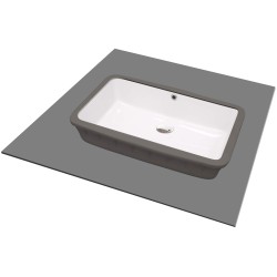 Ceramic washbasin, undermount