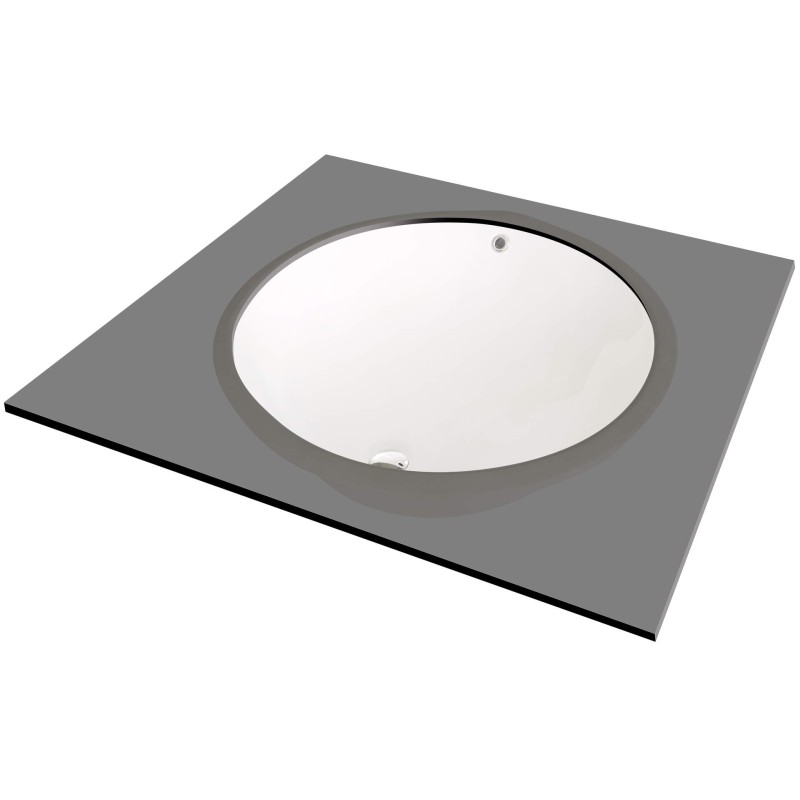 Ceramic washbasin, undermount