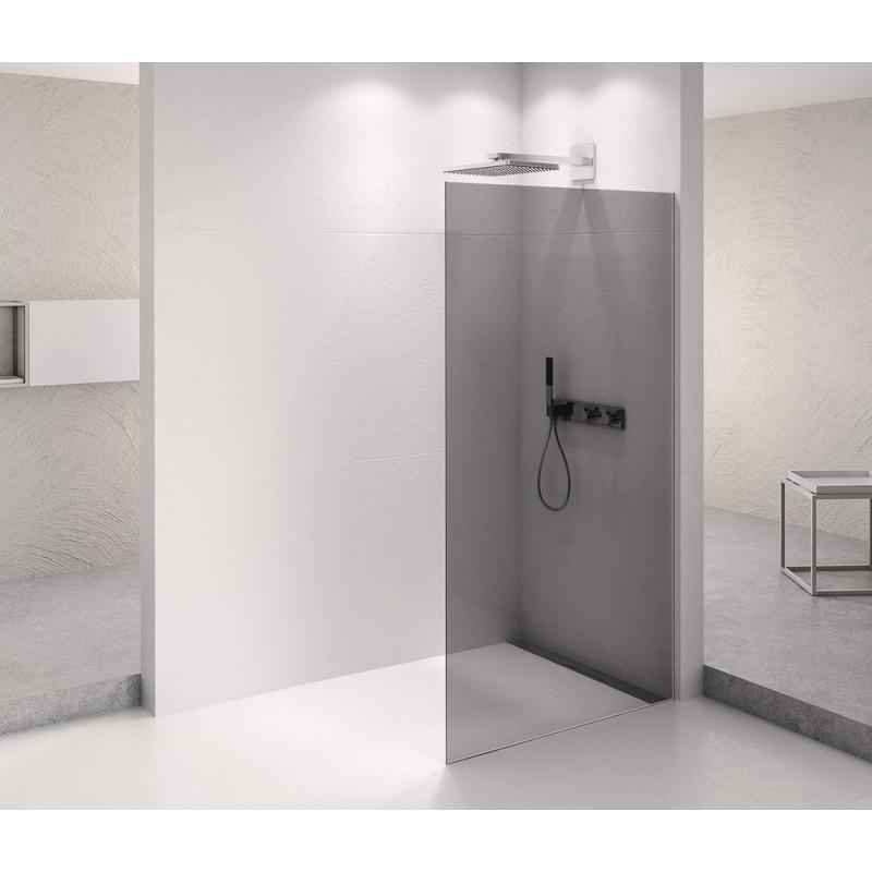 ARCHITEX CHROM sprchová zástena 662 mm, dymové sklo