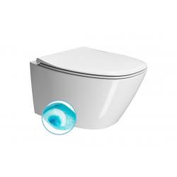 MODO závesná WC misa, Swirlflush, 37x54cm, biela ExtraGlaze