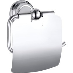 Držiak toaletného papiera s krytom chrom   Kúpeľňový doplnok Morava RETRO